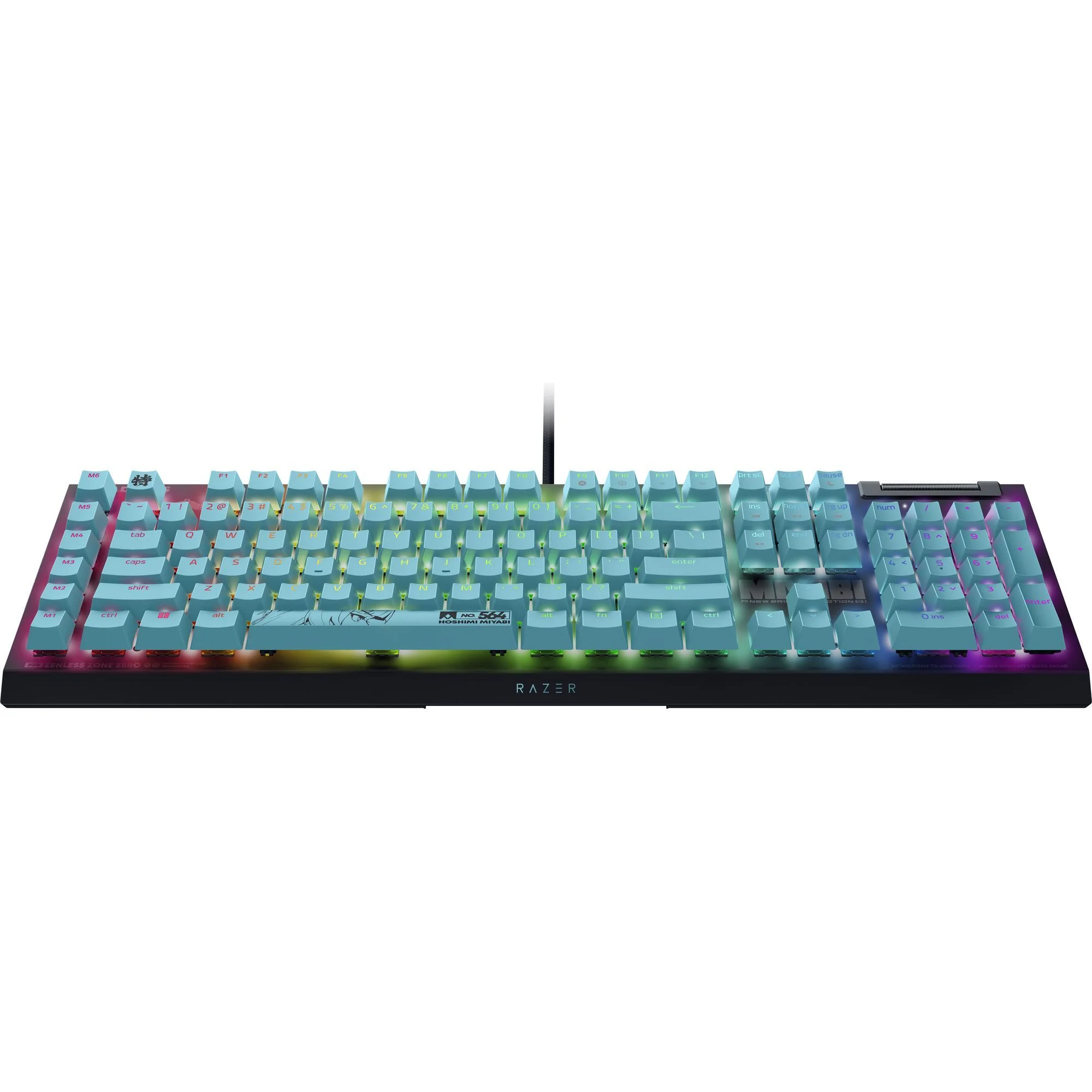 Razer 雷蛇黑寡婦蜘蛛V4 X 幻彩鍵盤絕區零限定版綠軸英文| GAME休閒館