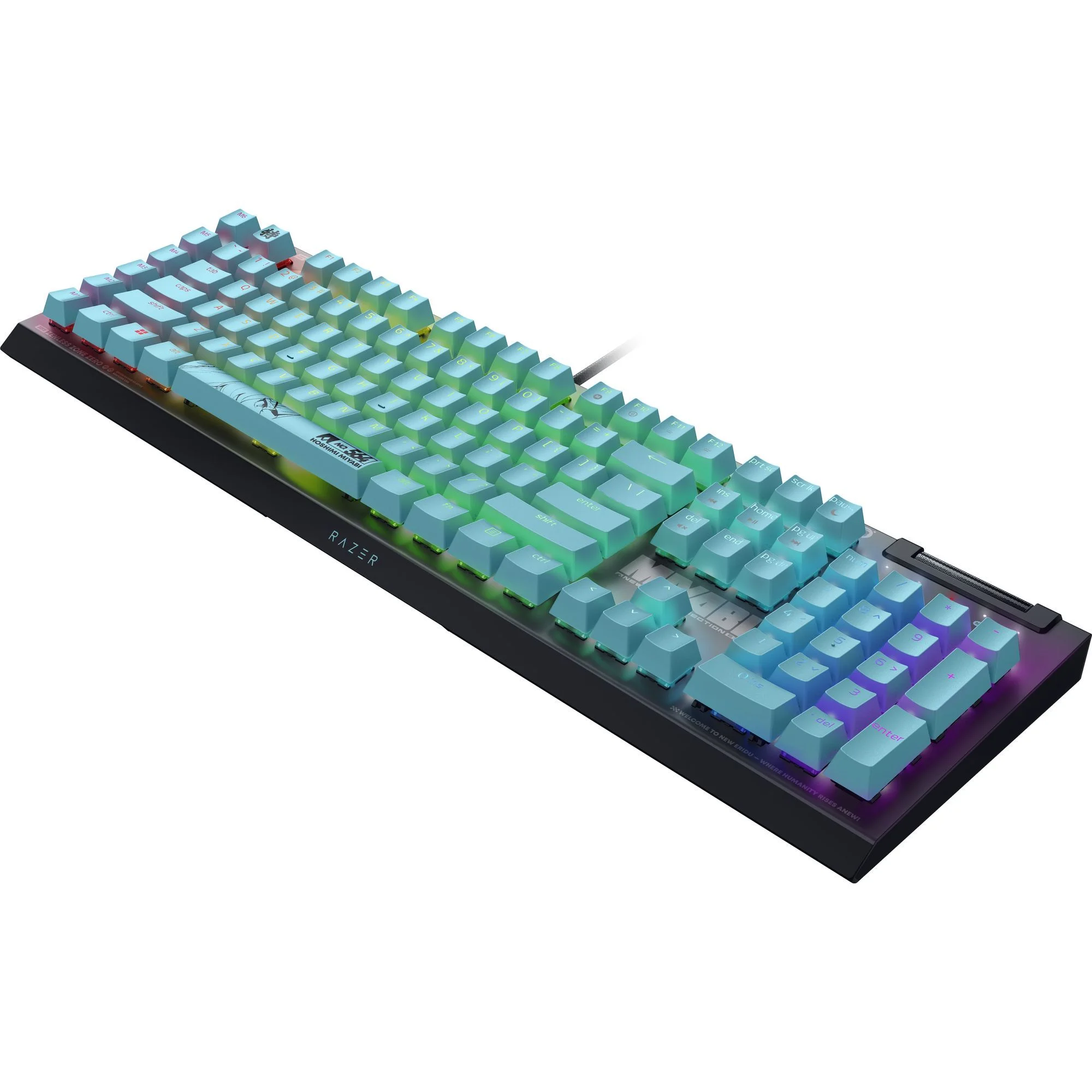 Razer 雷蛇黑寡婦蜘蛛V4 X 幻彩鍵盤絕區零限定版綠軸英文| GAME休閒館